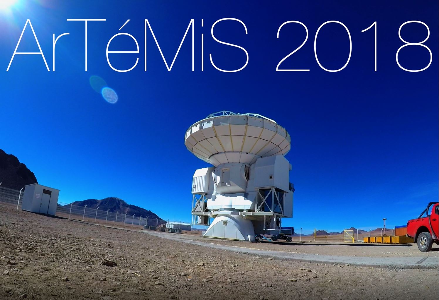 Camera Artémis : installation dans le télescope Apex au Chili